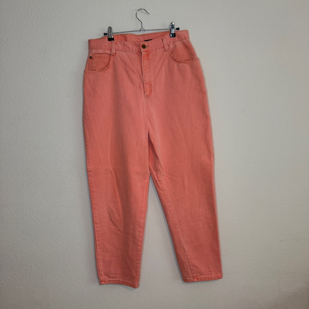 Coral High-Waisted Women Jeans